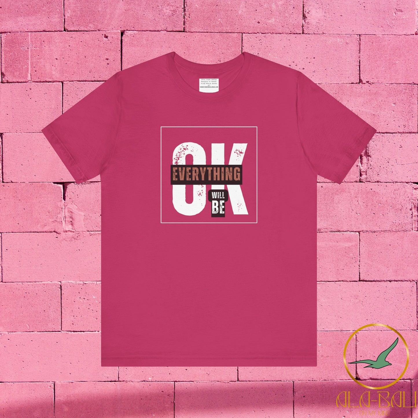 Everything will be ok Unisex Jersey Short Sleeve Tee-mental health awareness month
