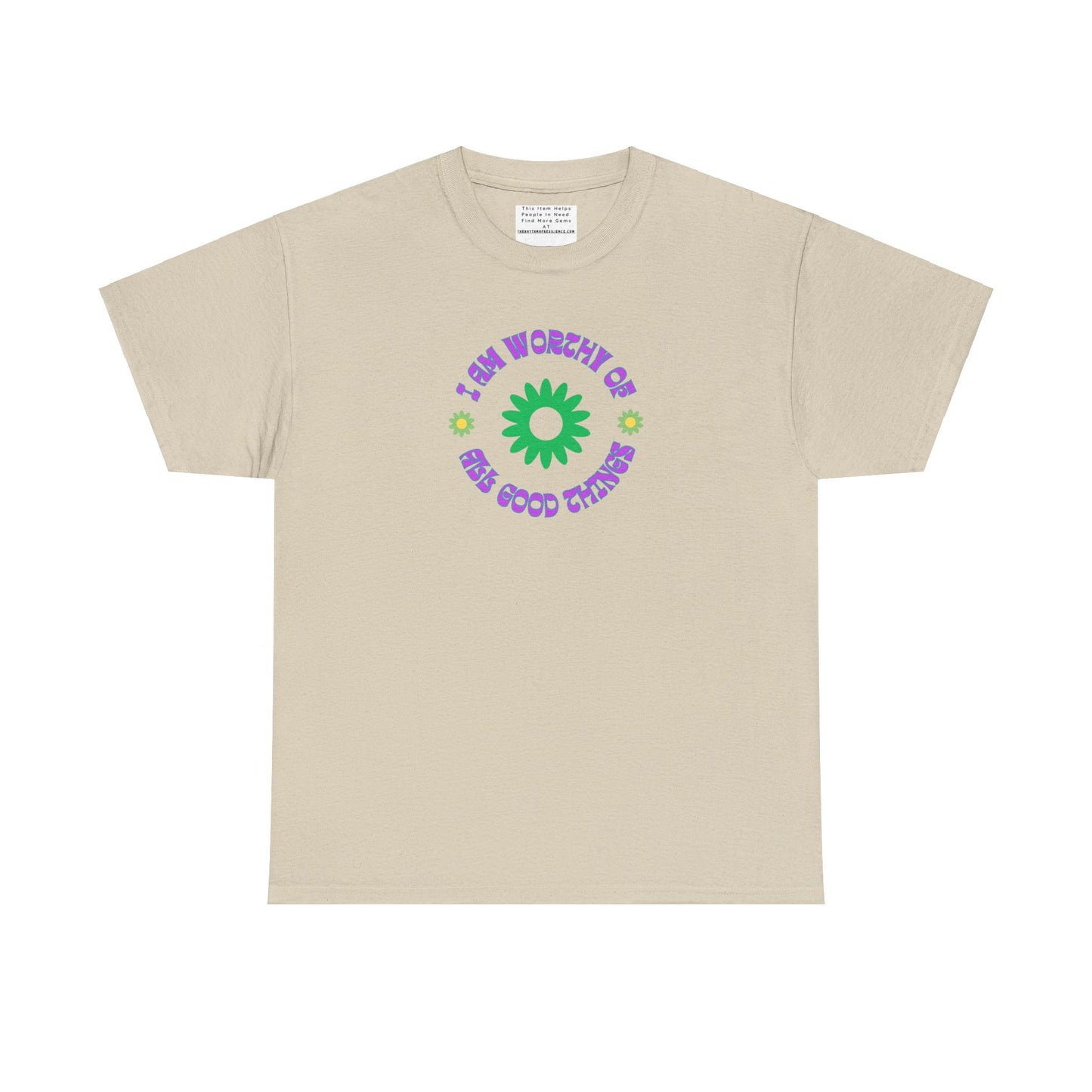 I AM WORTHY Unisex Heavy Cotton Tee