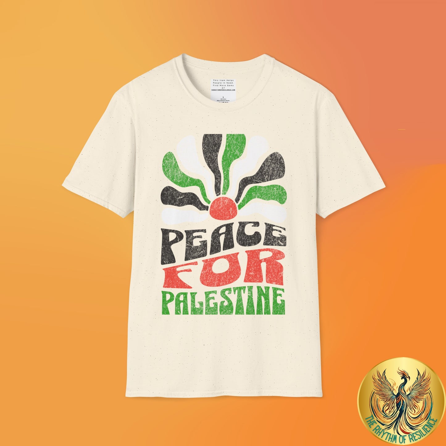 Peace for Palestine Unisex Softstyle T-Shirt