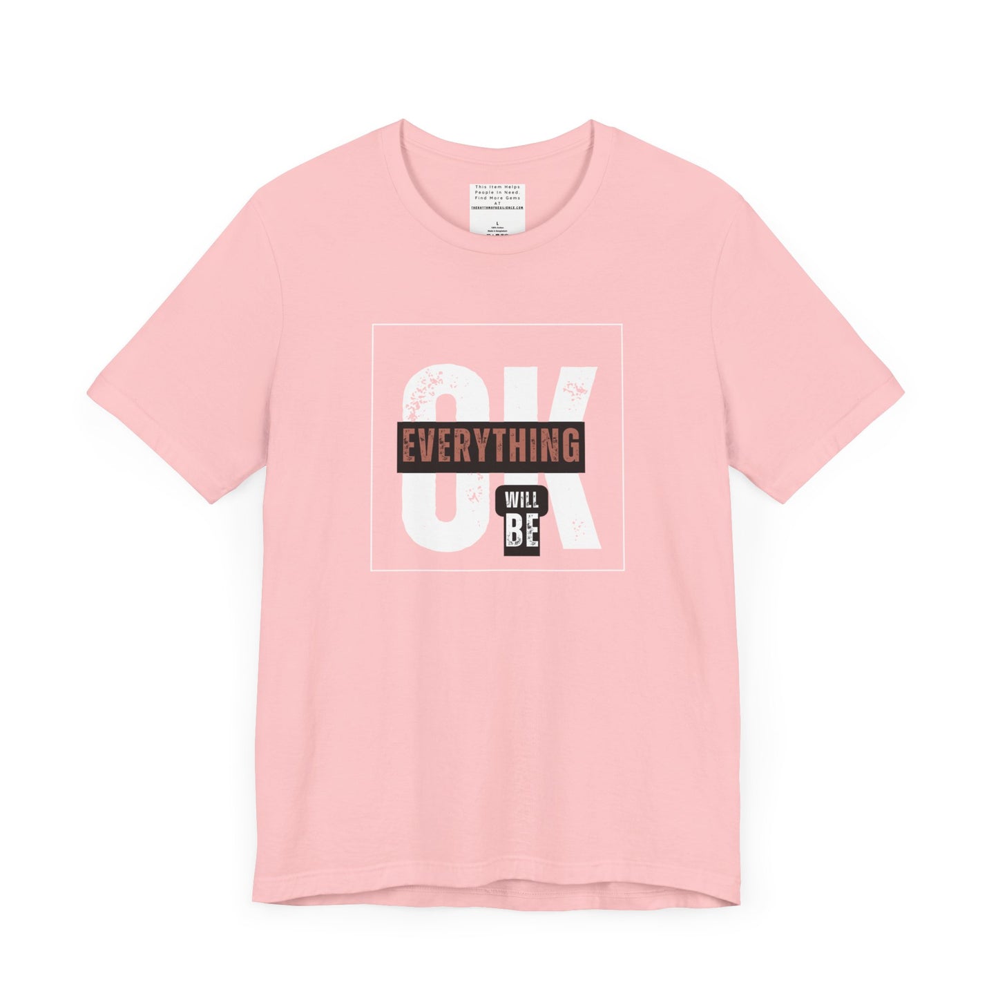 Everything will be ok Unisex Jersey Short Sleeve Tee-mental health awareness month