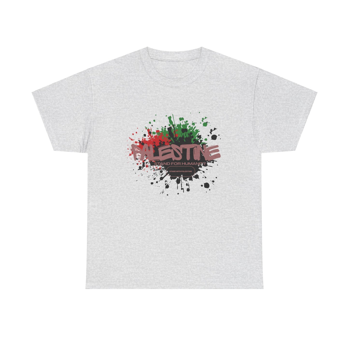 Unisex Palestine Spring Splatter Heavy Cotton Tee