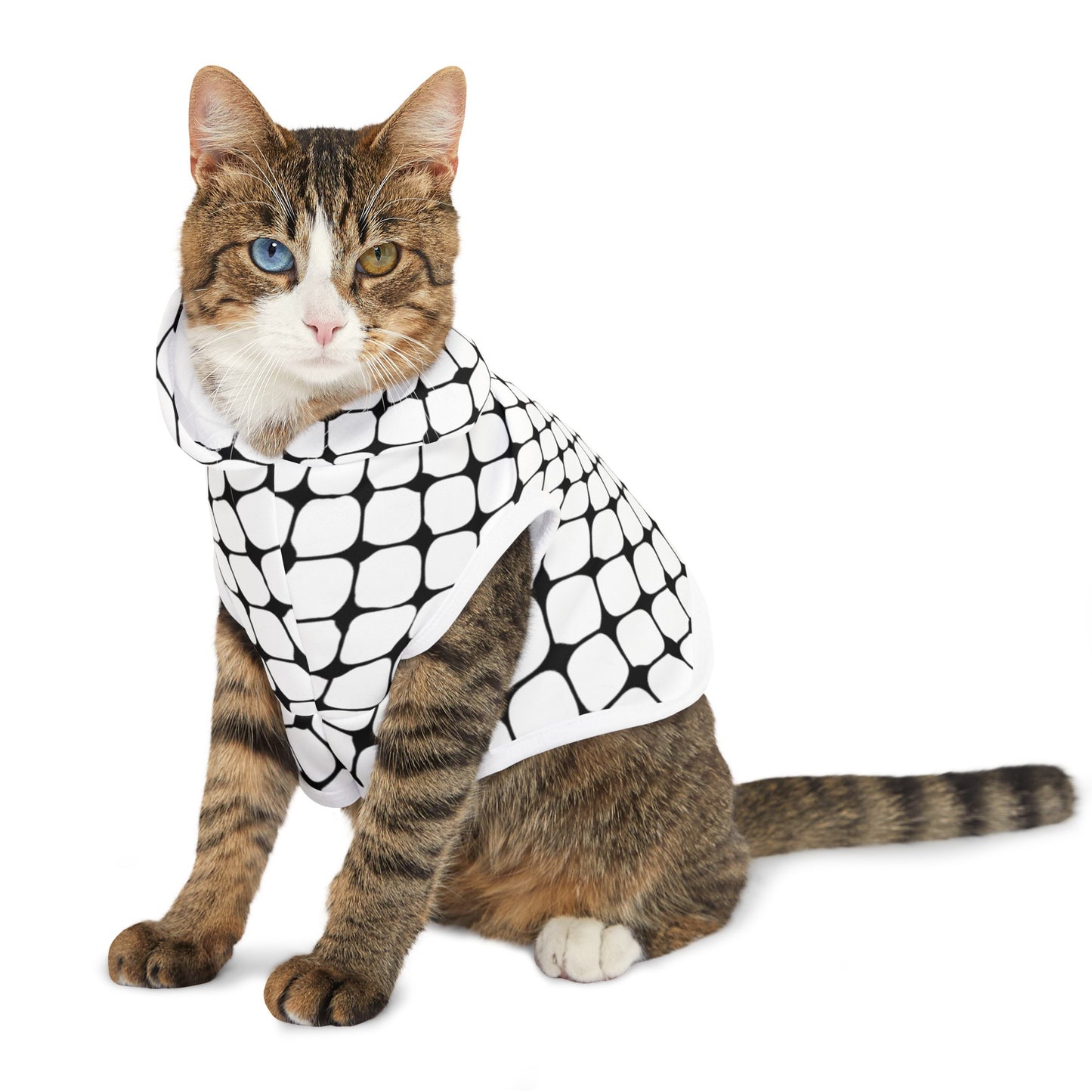 keffiyeh Print Pet Hoodie