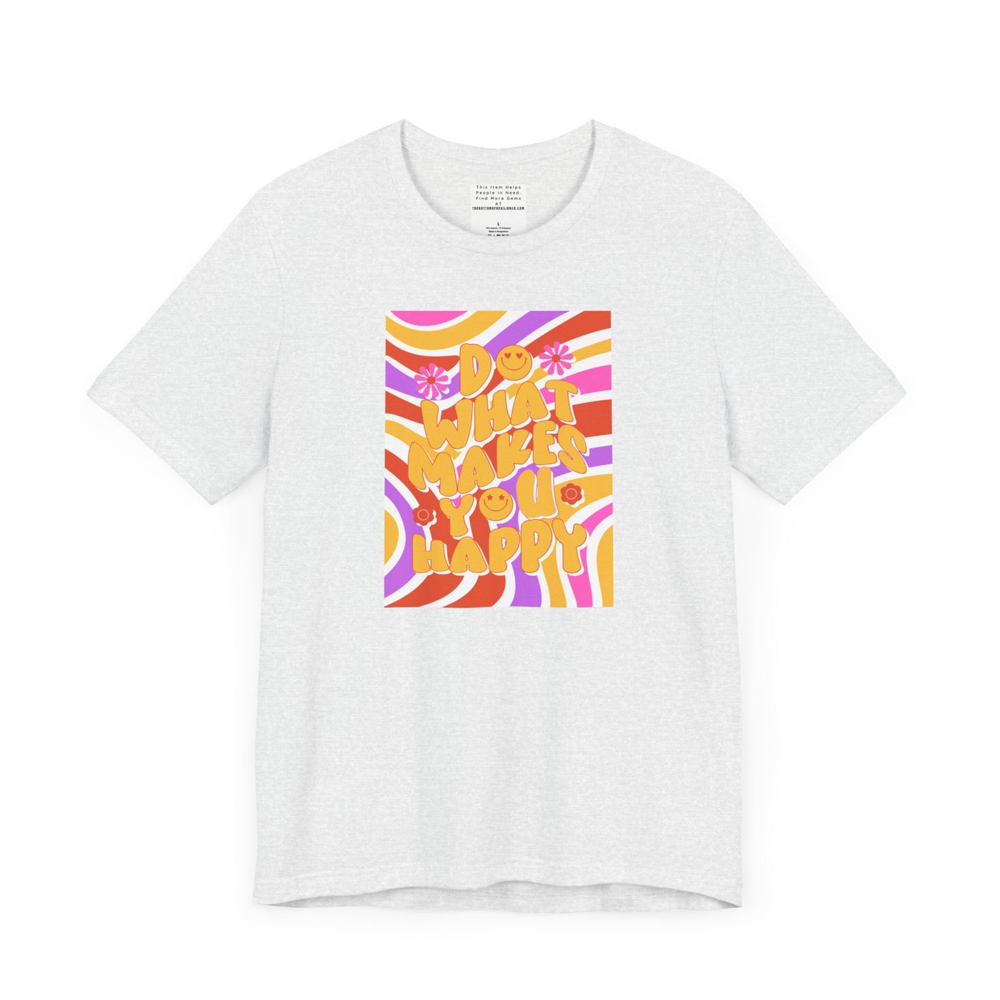 Do What Makes you happy Unisex Jersey Short Sleeve Tee-mental health awareness month