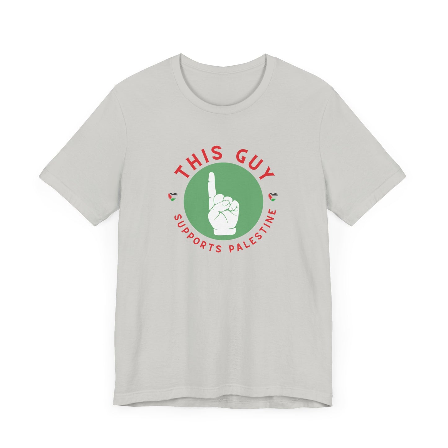 This Guy supports Palestine Unisex Jersey Short Sleeve Tee