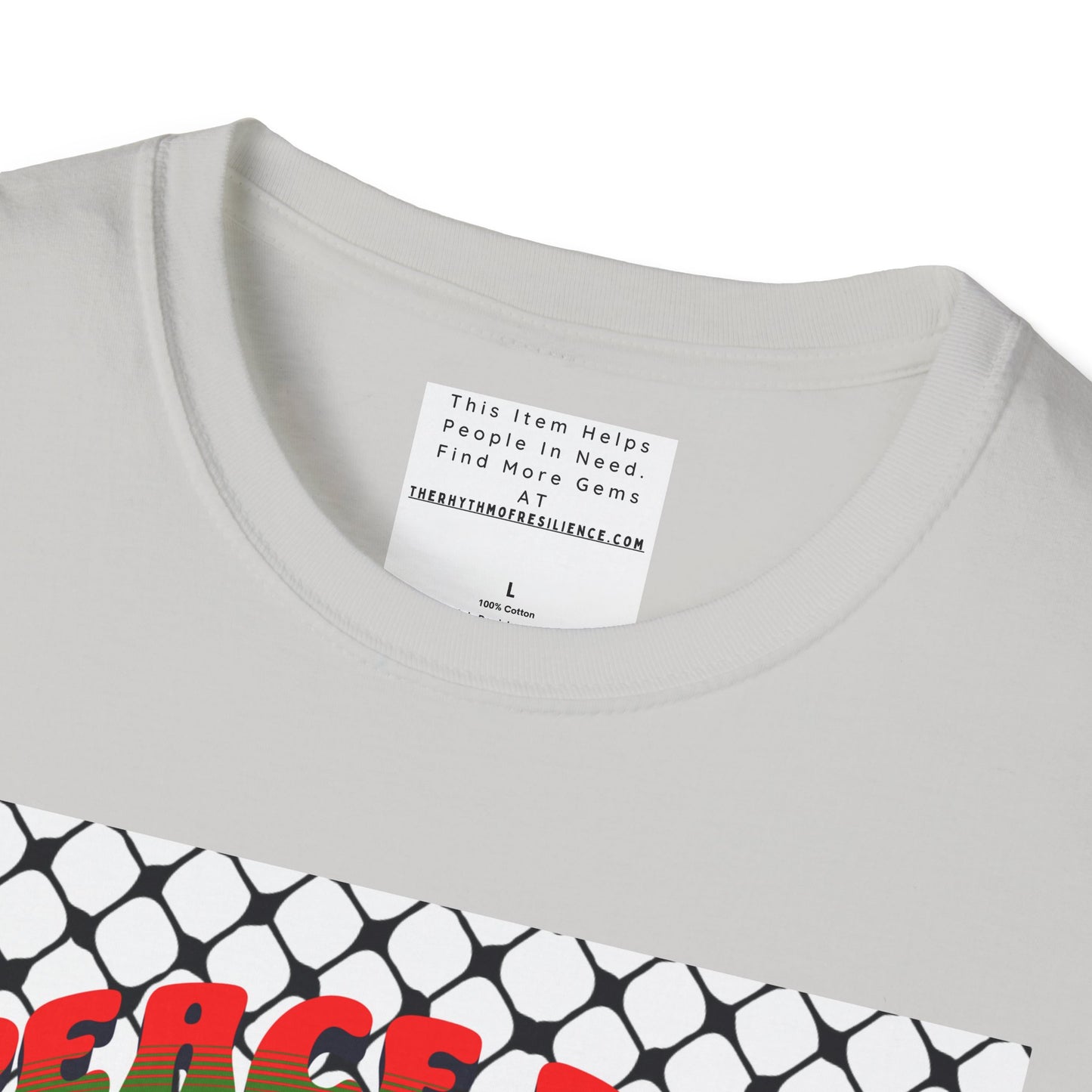 Peace for Palestine Unisex Softstyle T-Shirt