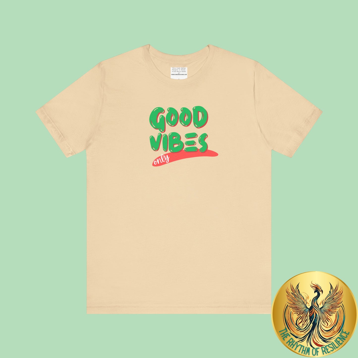 Good Vibes Unisex Jersey Short Sleeve Tee-mental health awareness month
