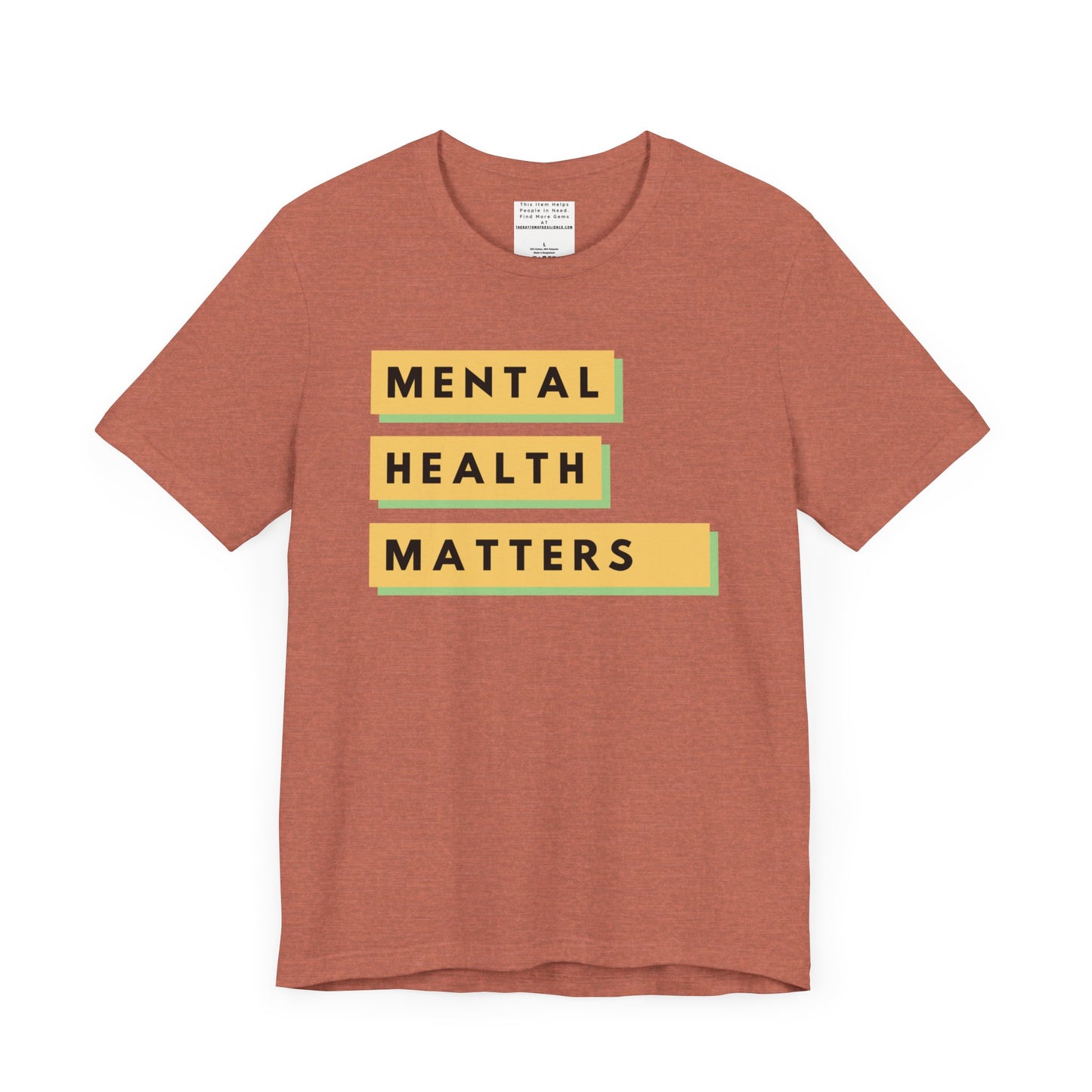 Mental Health Matters Unisex Jersey Short Sleeve Tee-mental health awareness month