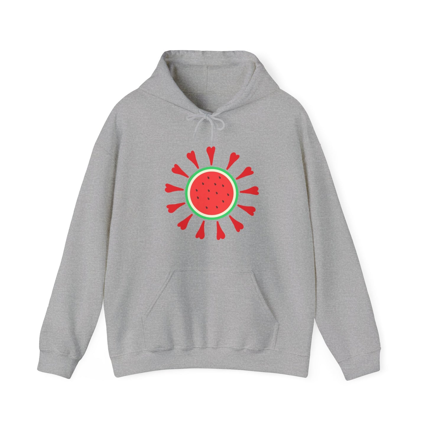 Watermelon Love Palestine Spring Unisex Heavy Blend™ Hooded Sweatshirt