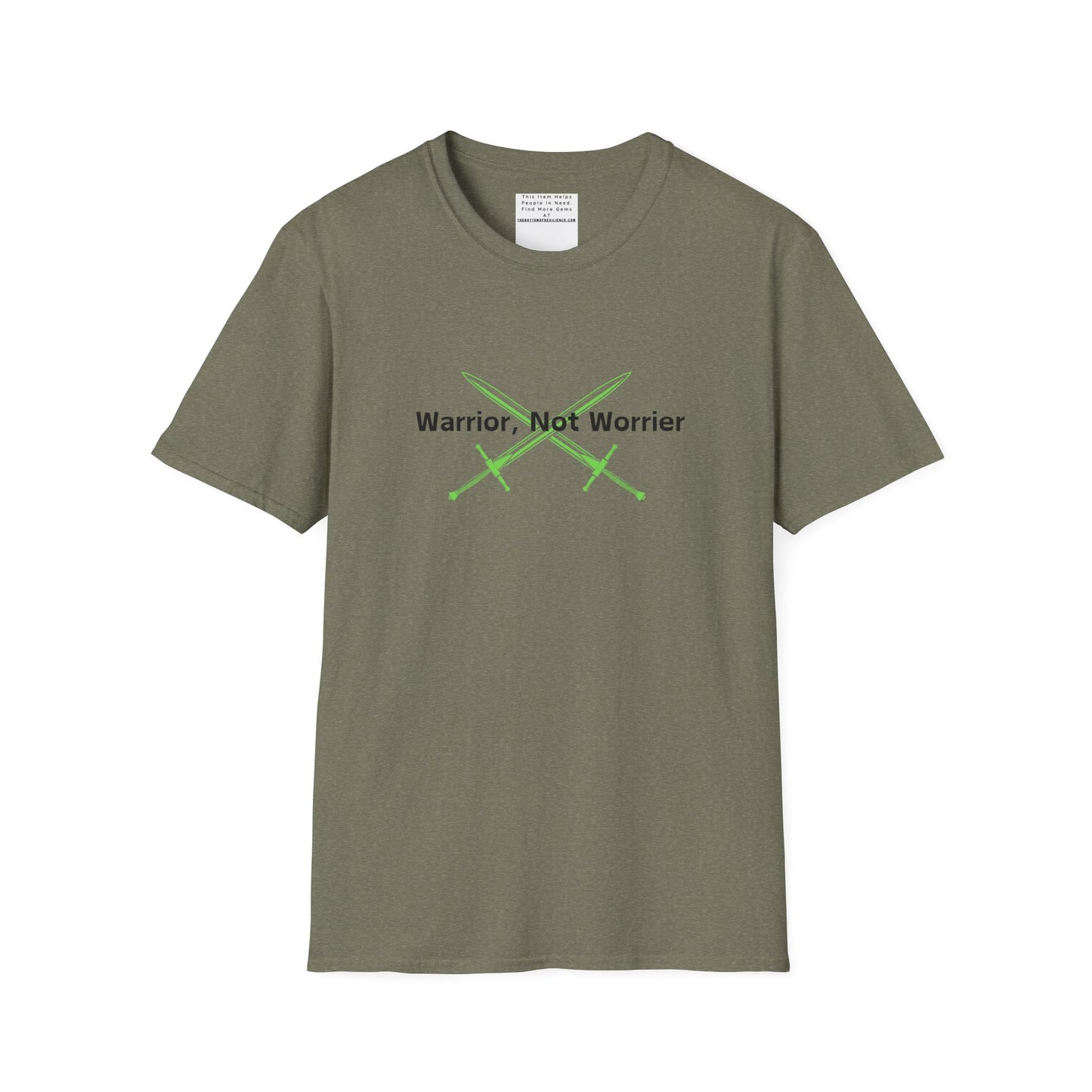 warrior not worries Unisex Softstyle T-Shirt
