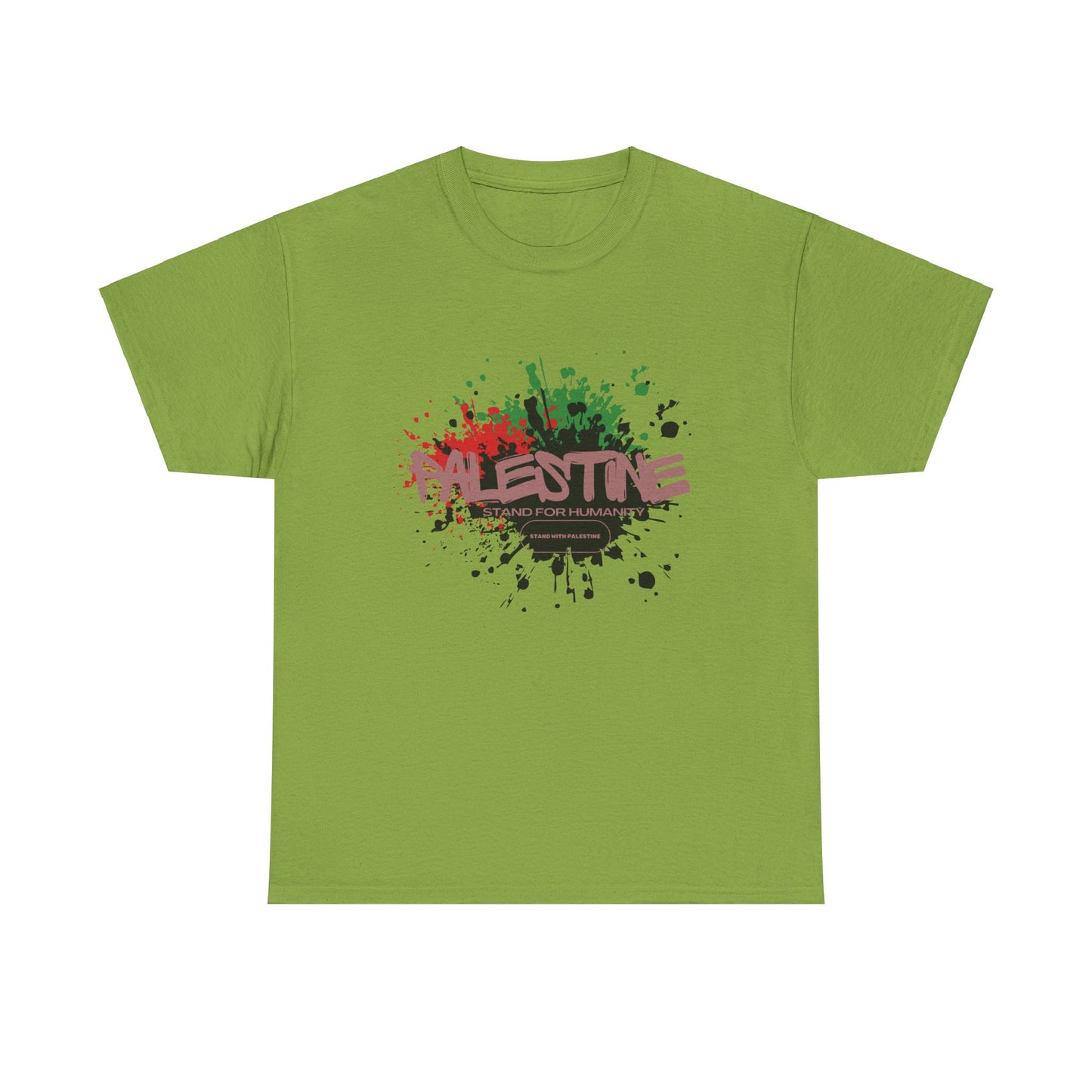 Unisex Palestine Spring Splatter Heavy Cotton Tee