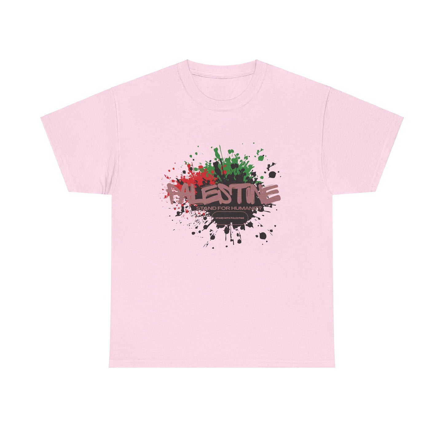 Unisex Palestine Spring Splatter Heavy Cotton Tee