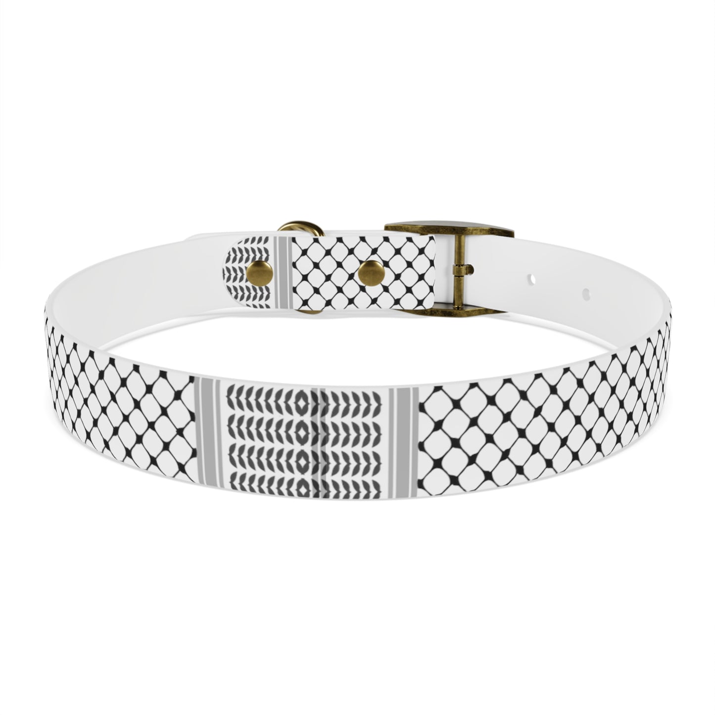 Dog Collar keffiyeh Print