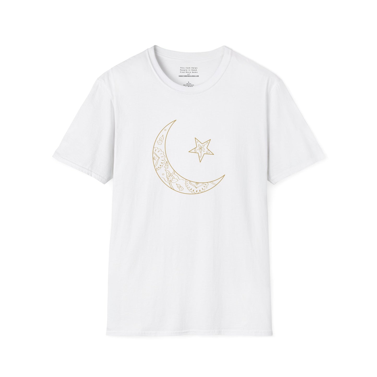Unisex Heavy Cotton Tee, Islam shirt, shirt, Islam, gift, Eid, holiday, beads, fasting, Arabi, Arabic calligraphy, moon, star, crescent