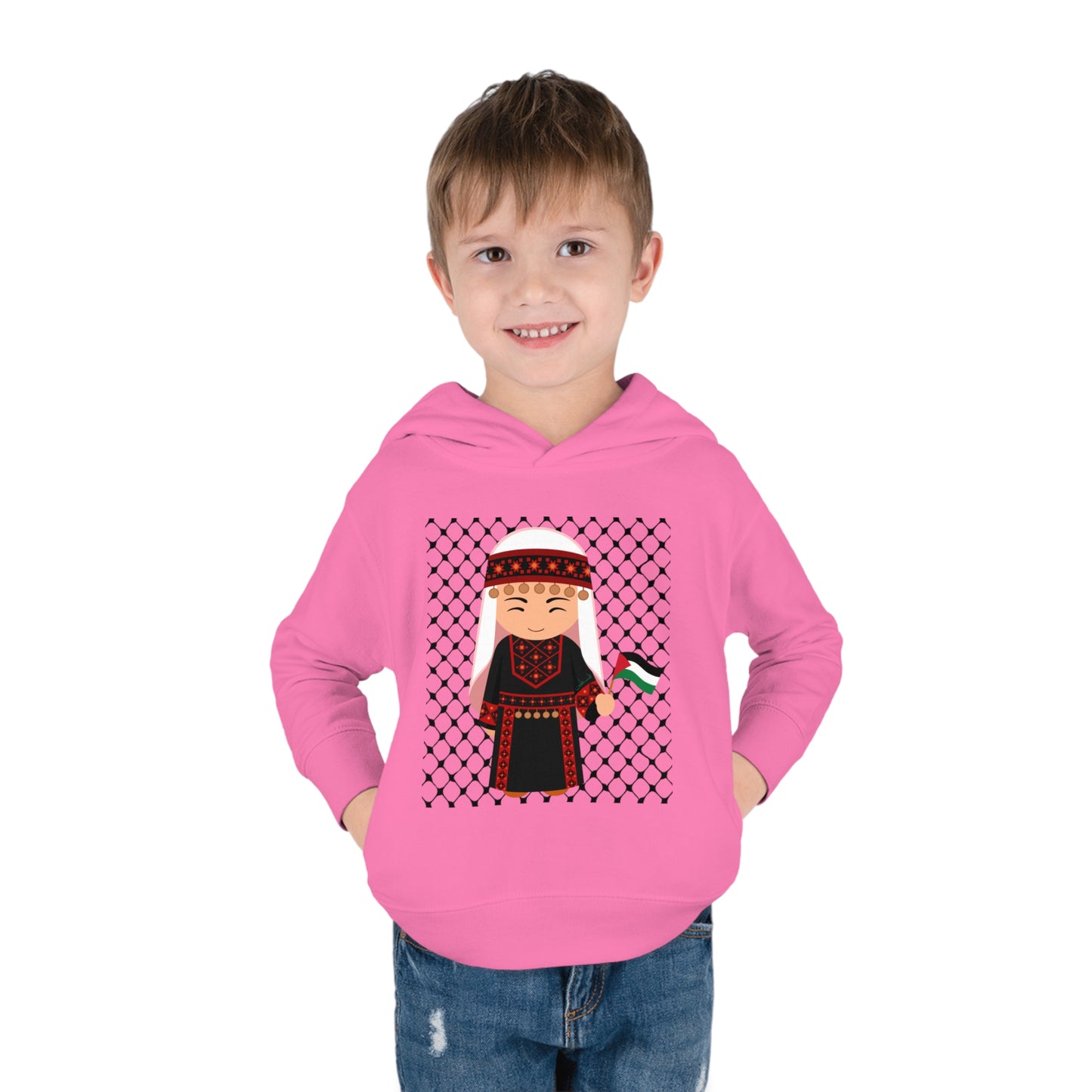 Palestine Toddler Pullover Fleece Hoodie