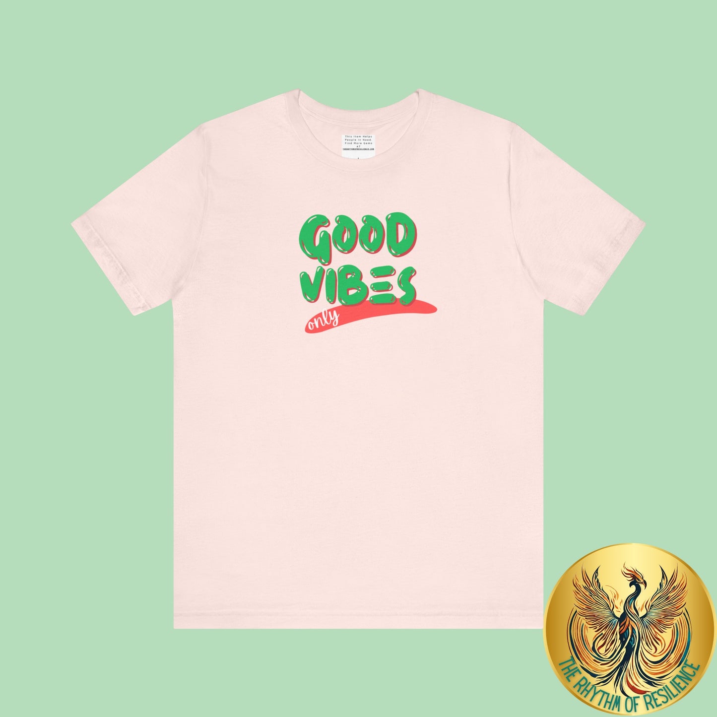 Good Vibes Unisex Jersey Short Sleeve Tee-mental health awareness month
