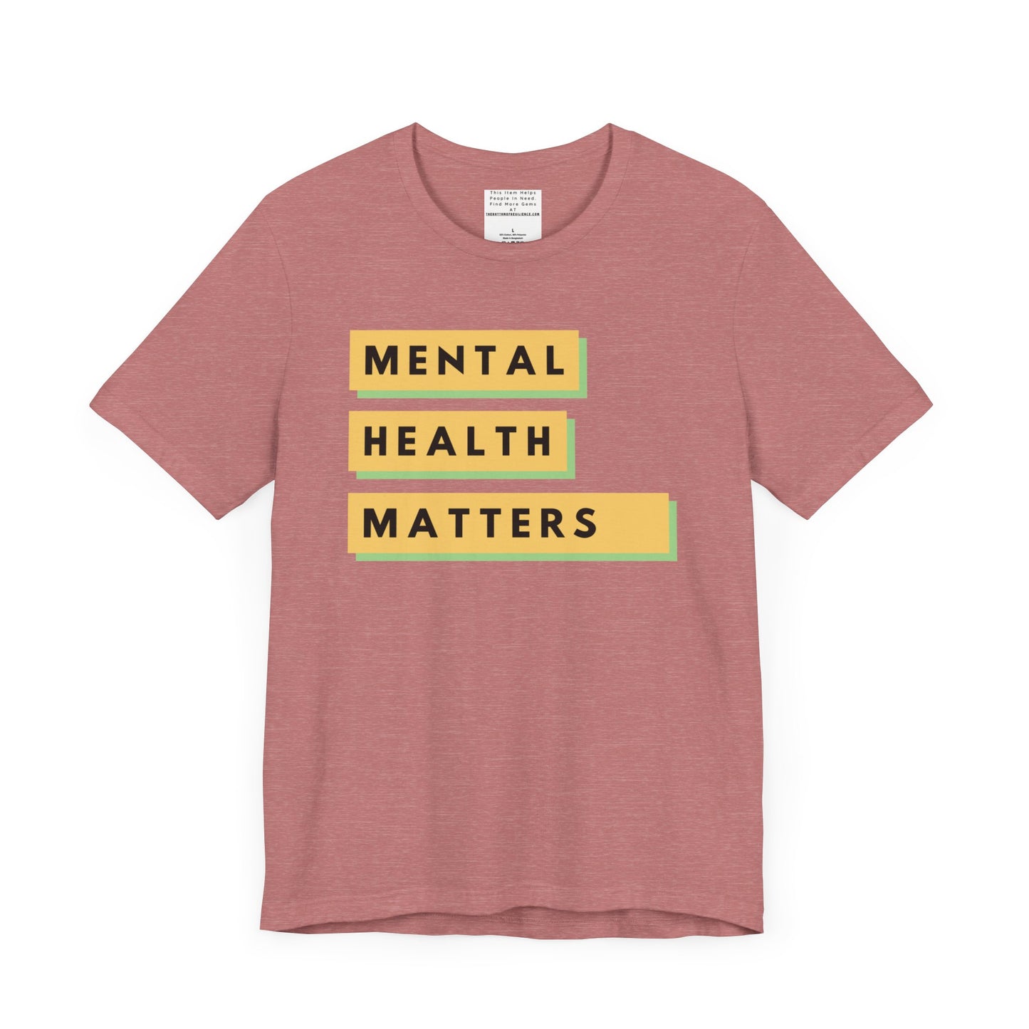Mental Health Matters Unisex Jersey Short Sleeve Tee-mental health awareness month