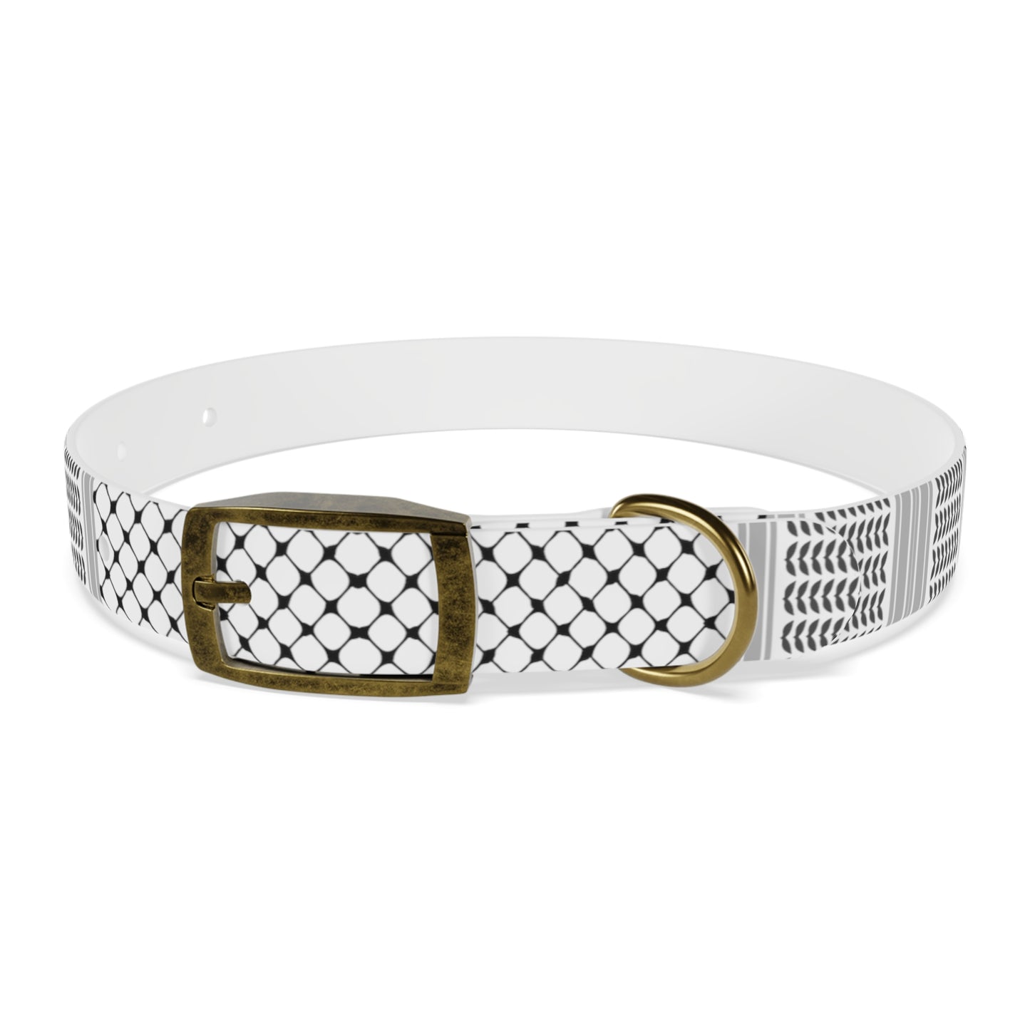 Dog Collar keffiyeh Print