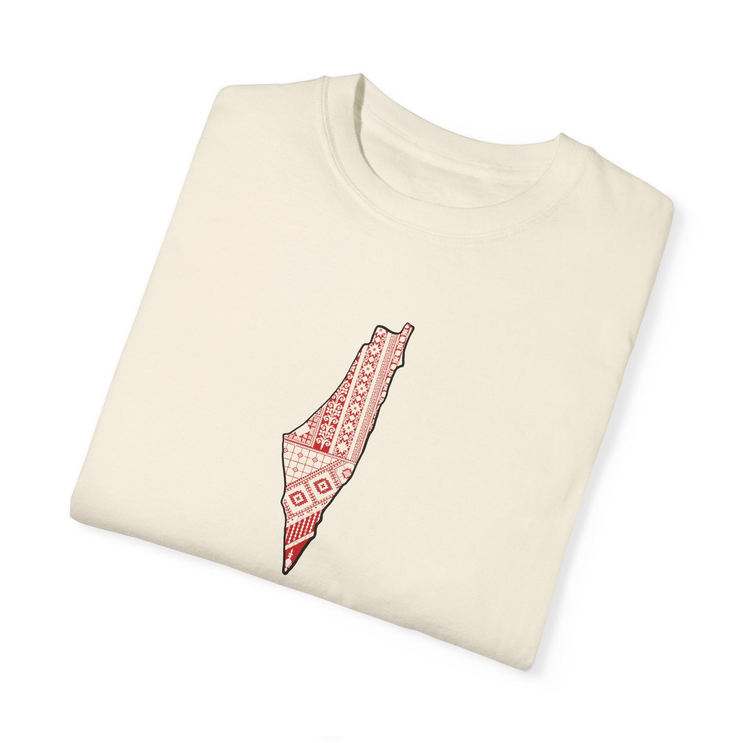 Unisex T-shirt, Arabic writing, Palestine map, Resist, Arabic, Support the Cause in Style, , Keffiyeh, Resistance, Free Palestine, tatreez