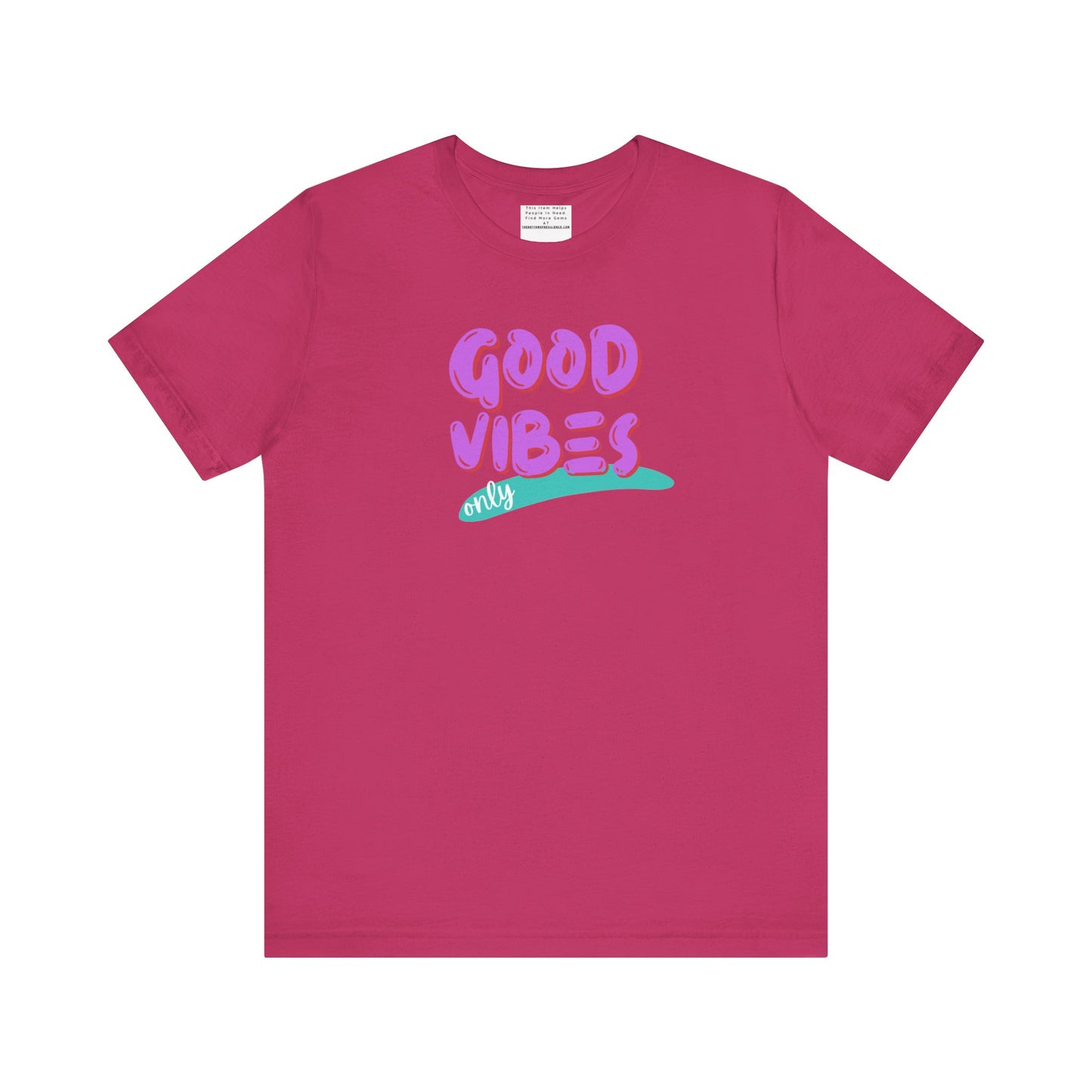 good vibes Unisex Jersey Short Sleeve Tee-mental health awareness month