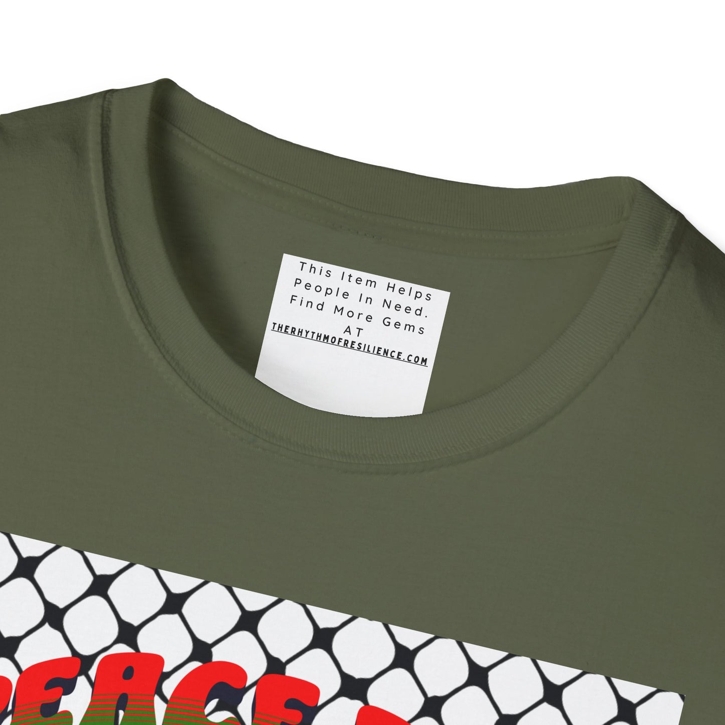 Peace for Palestine Unisex Softstyle T-Shirt