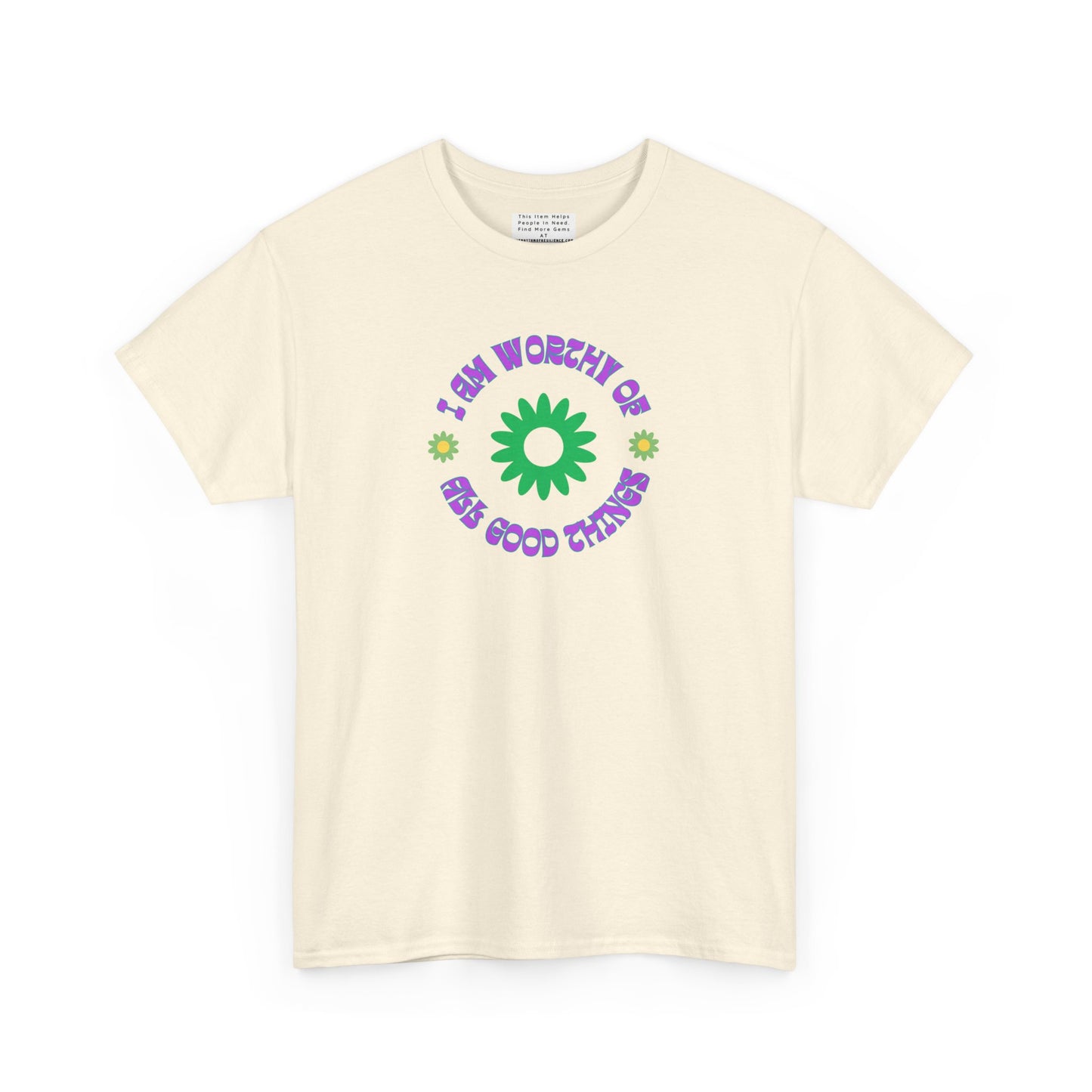 I AM WORTHY Unisex Heavy Cotton Tee