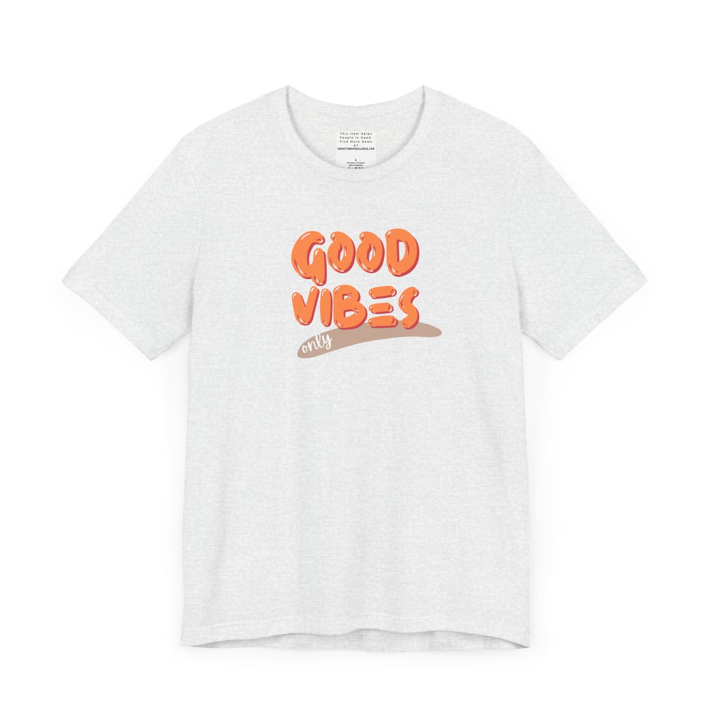 good vibes Unisex Jersey Short Sleeve Tee-mental health awareness month