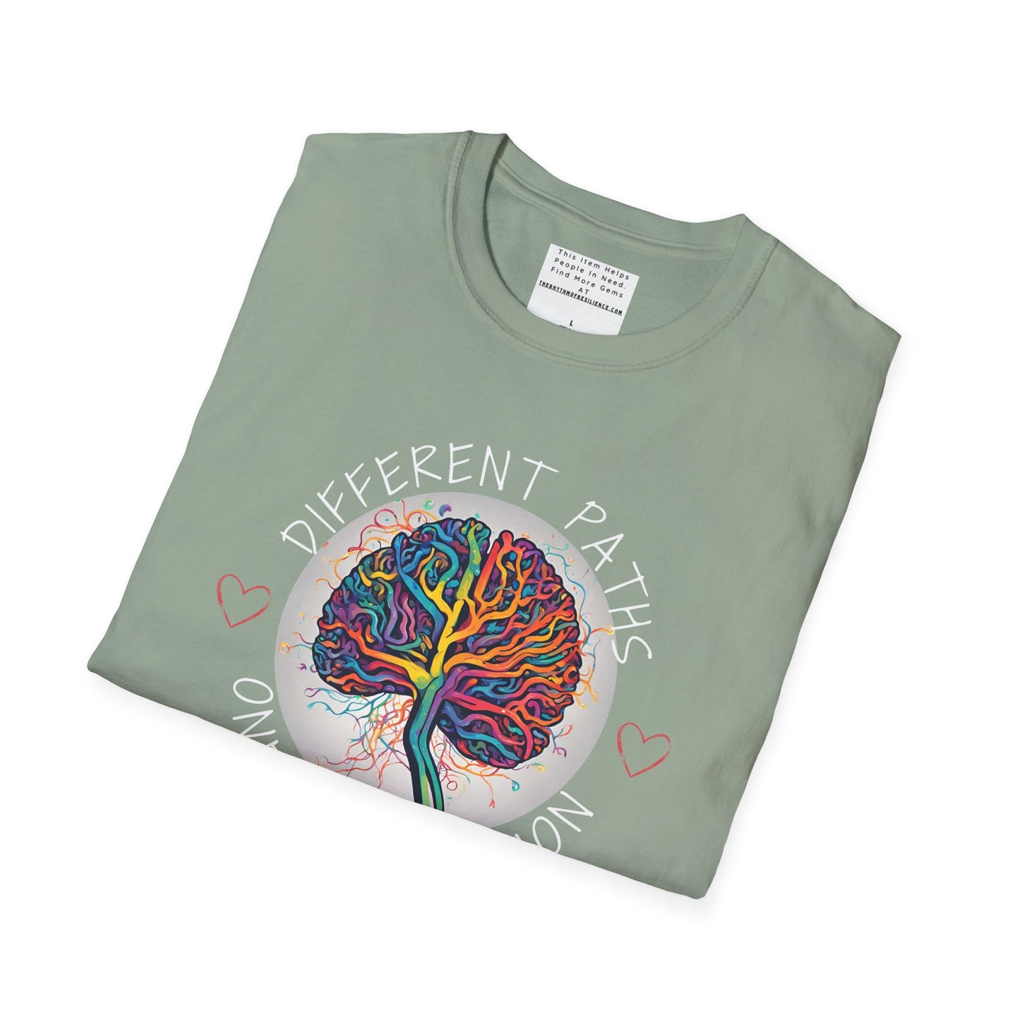 Divergent Routes, Shared Destination Unisex Softstyle T-Shirt