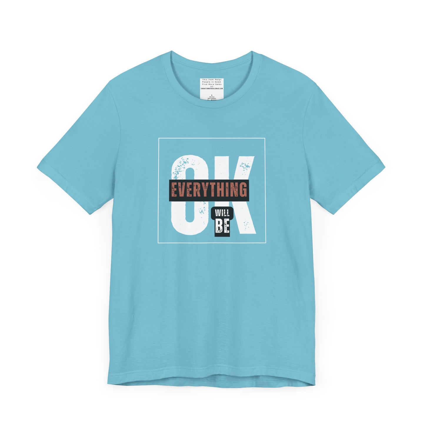 Everything will be ok Unisex Jersey Short Sleeve Tee-mental health awareness month