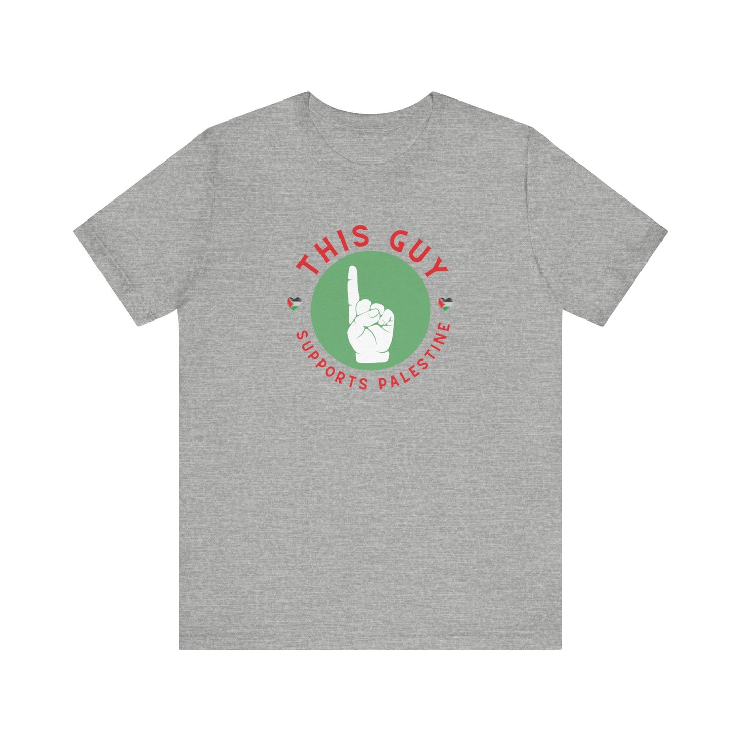 This Guy supports Palestine Unisex Jersey Short Sleeve Tee