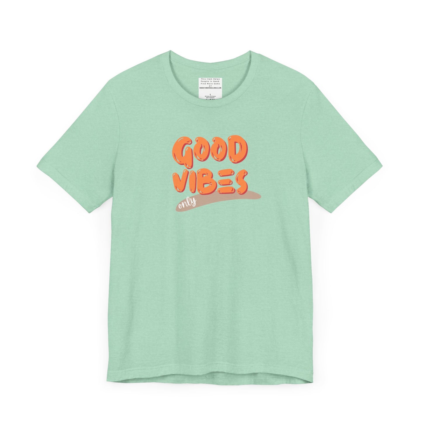 good vibes Unisex Jersey Short Sleeve Tee-mental health awareness month