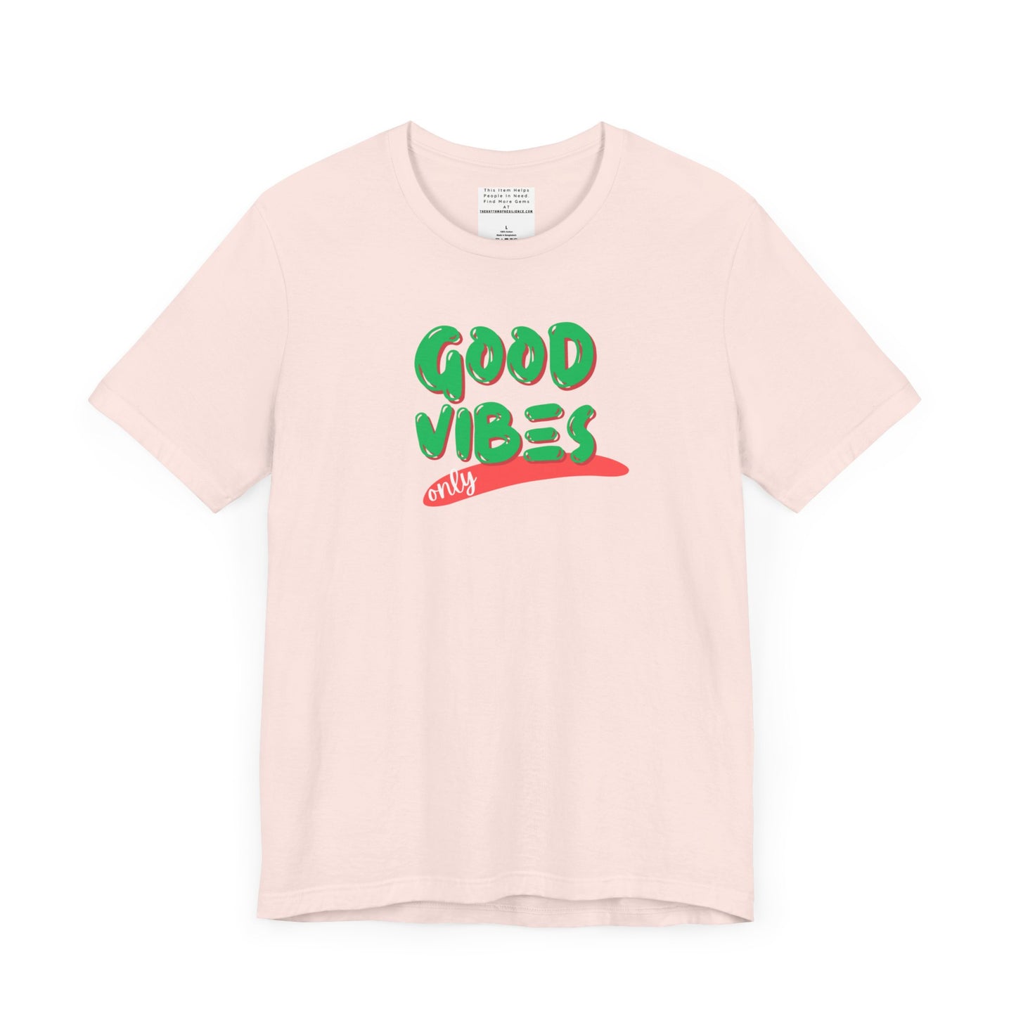 Good Vibes Unisex Jersey Short Sleeve Tee-mental health awareness month
