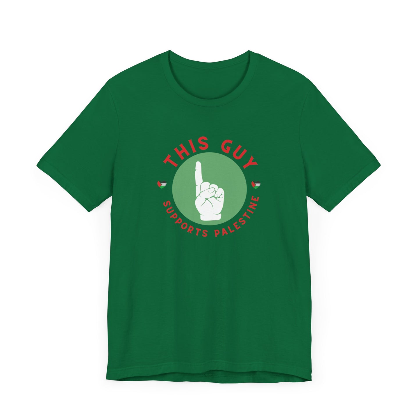 This Guy supports Palestine Unisex Jersey Short Sleeve Tee