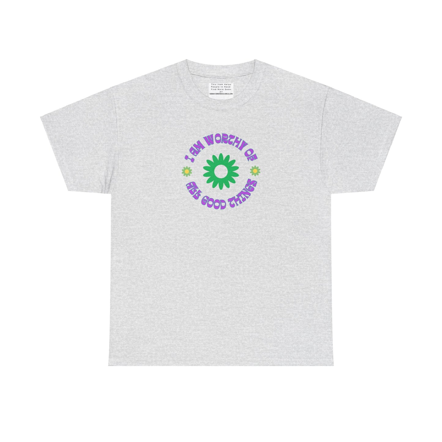 I AM WORTHY Unisex Heavy Cotton Tee