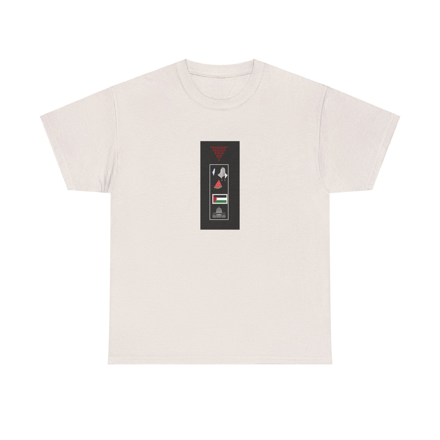 Palestine icon list Unisex Heavy Cotton Tee