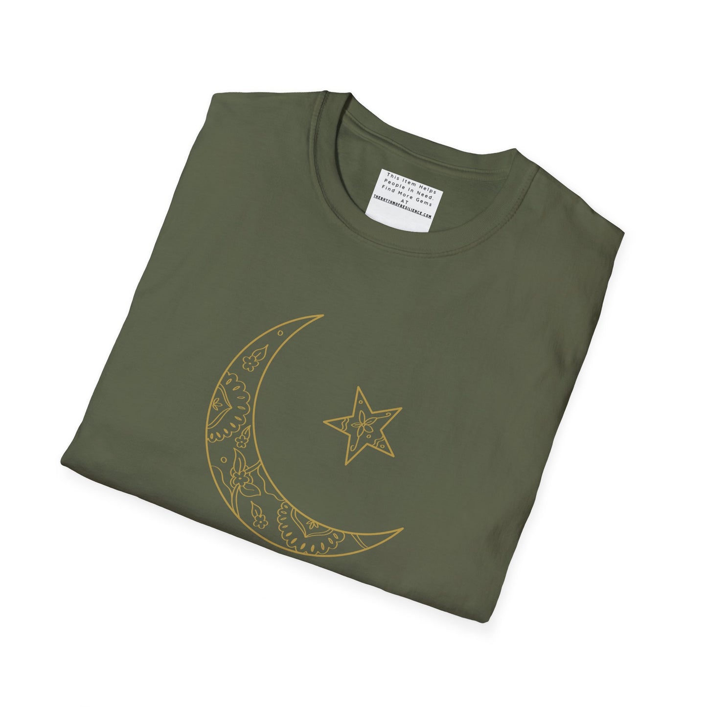 Unisex Heavy Cotton Tee, Islam shirt, shirt, Islam, gift, Eid, holiday, beads, fasting, Arabi, Arabic calligraphy, moon, star, crescent