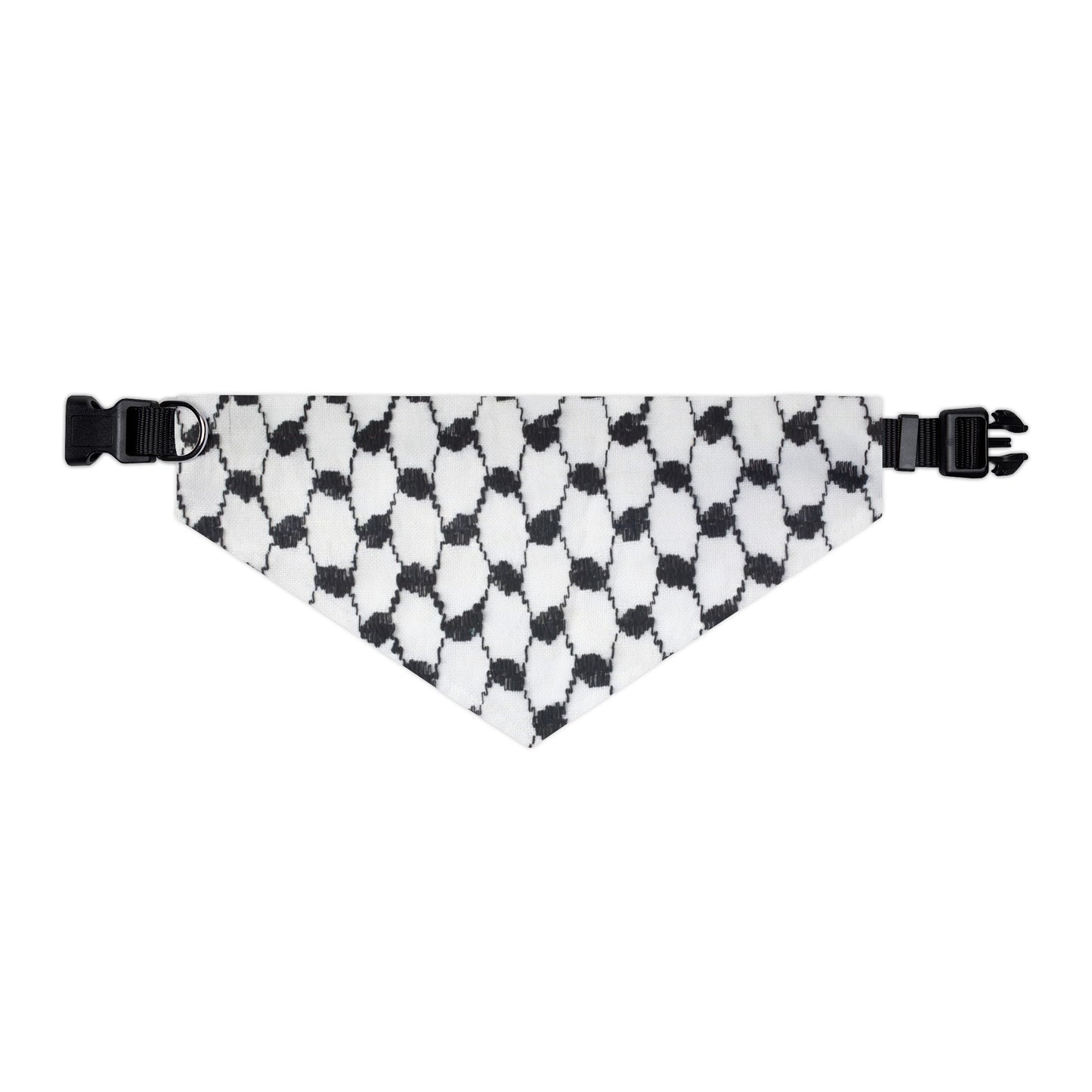 Pet Bandana Collar keffiyeh print