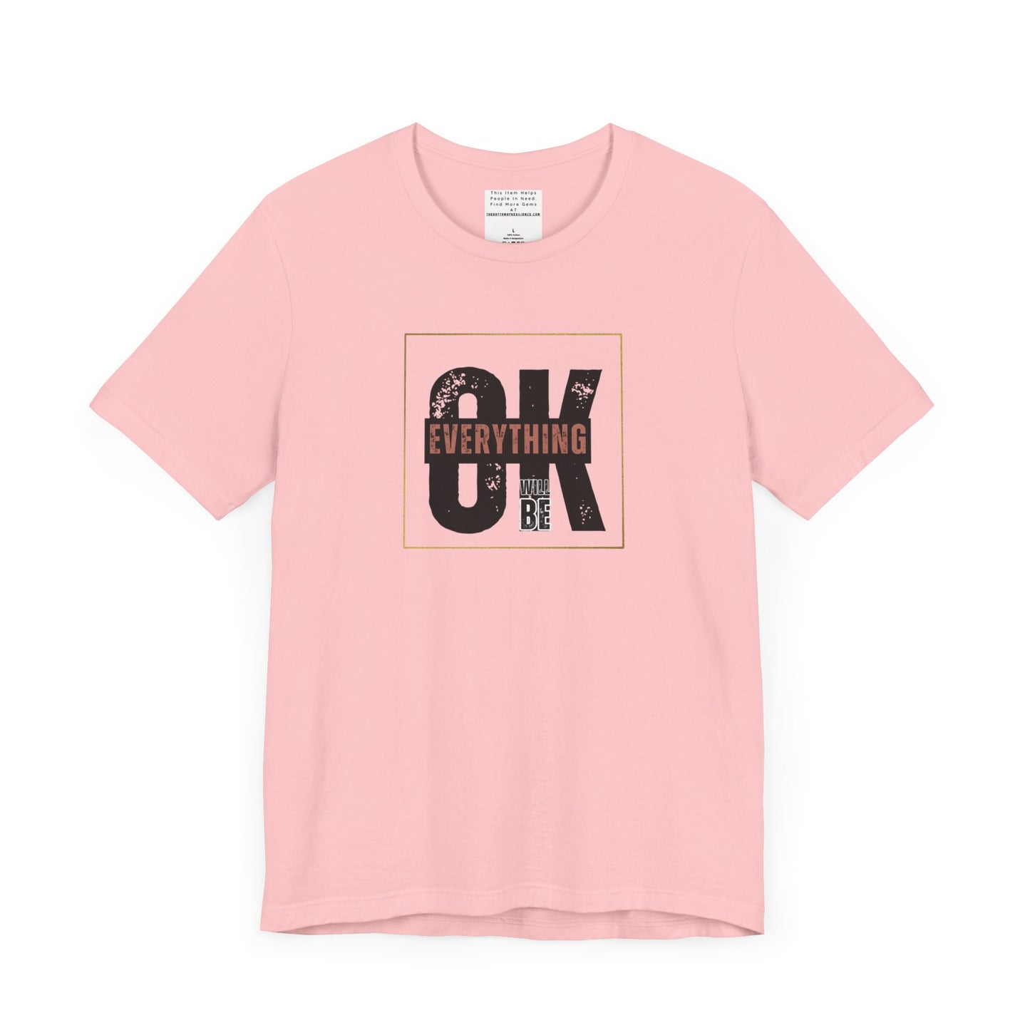 Everything Will Be ok Unisex Jersey Short Sleeve Tee-mental health awareness month