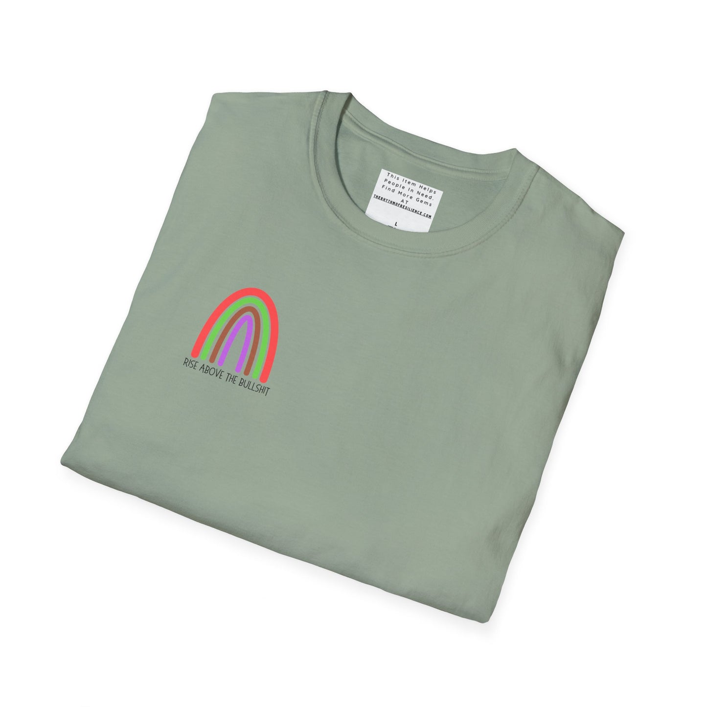 Rise above the BS Unisex Softstyle T-Shirt