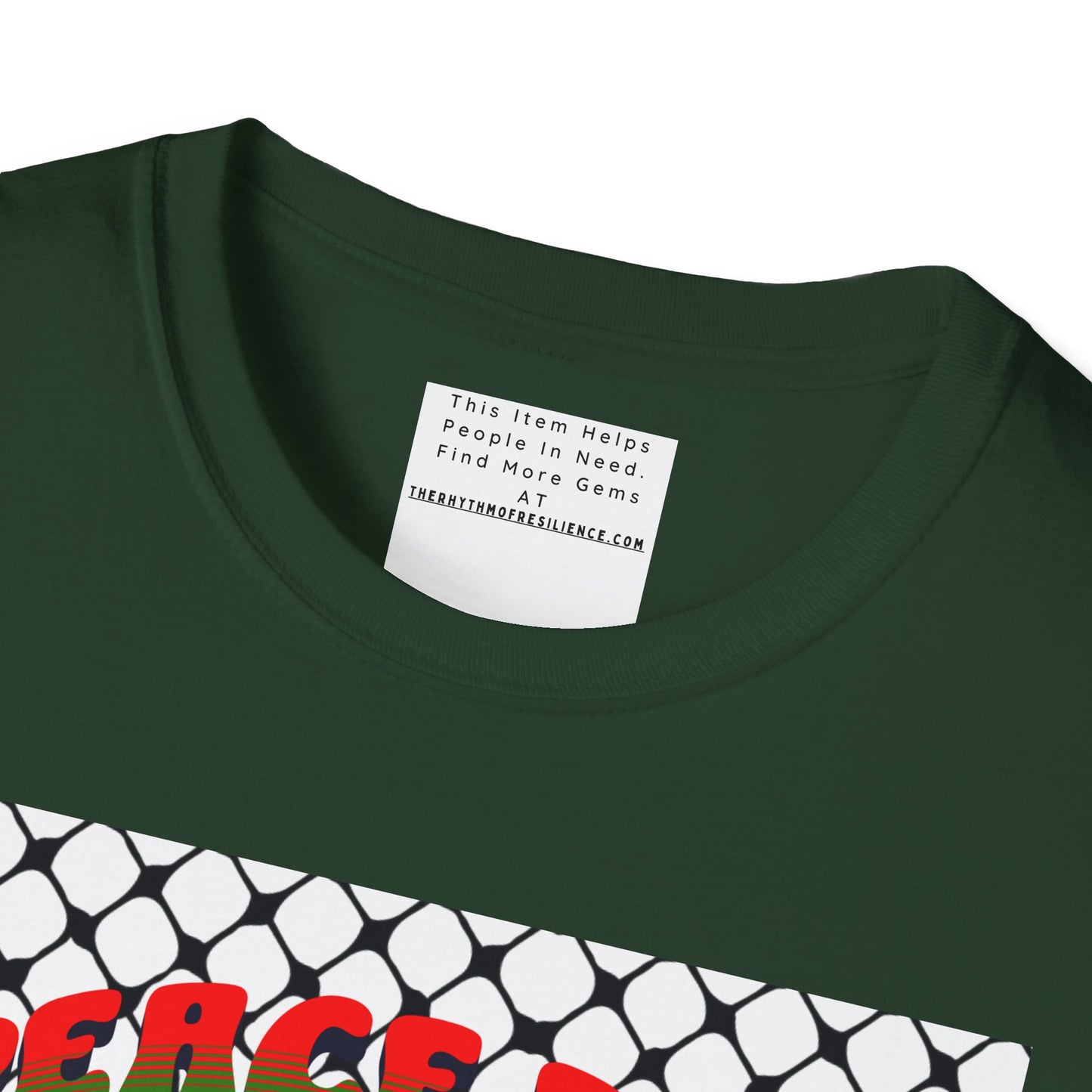 Peace for Palestine Unisex Softstyle T-Shirt