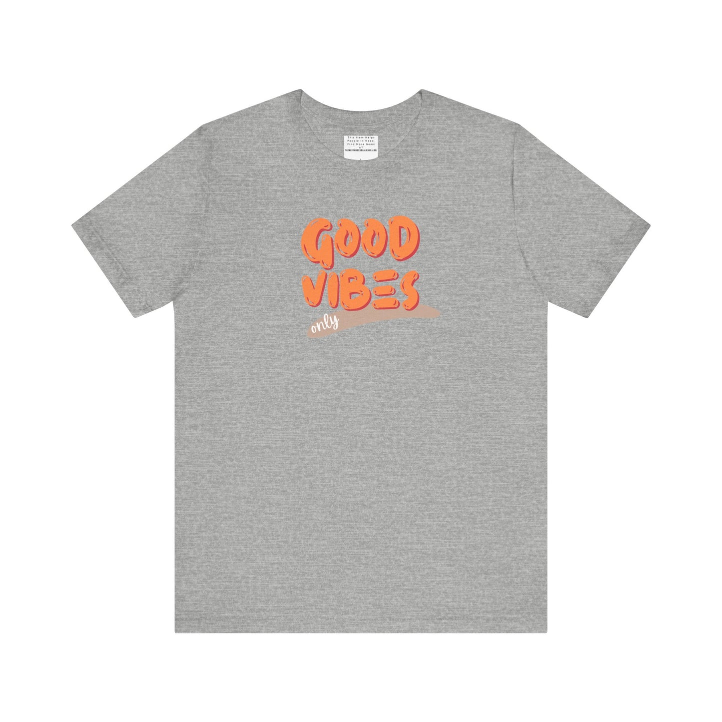 good vibes Unisex Jersey Short Sleeve Tee-mental health awareness month