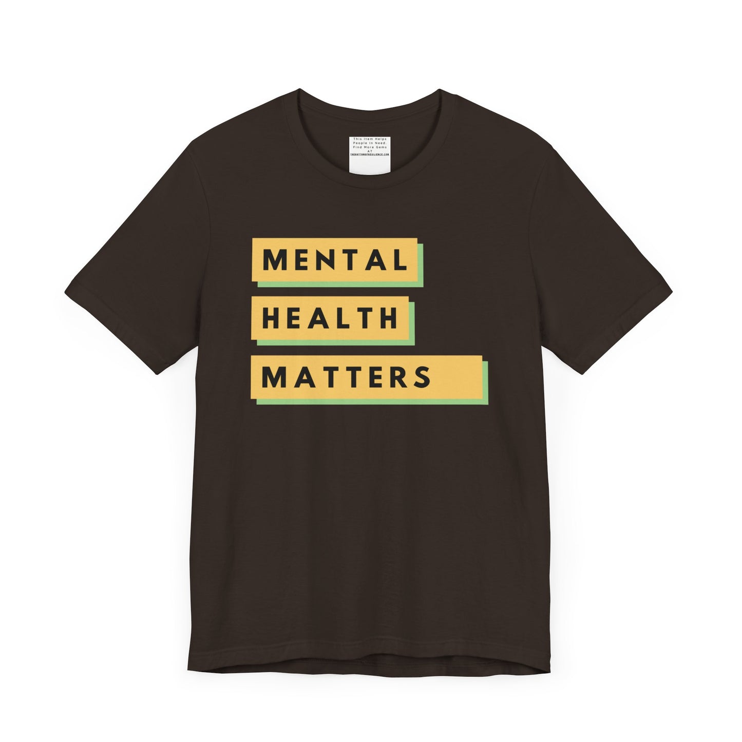 Mental Health Matters Unisex Jersey Short Sleeve Tee-mental health awareness month