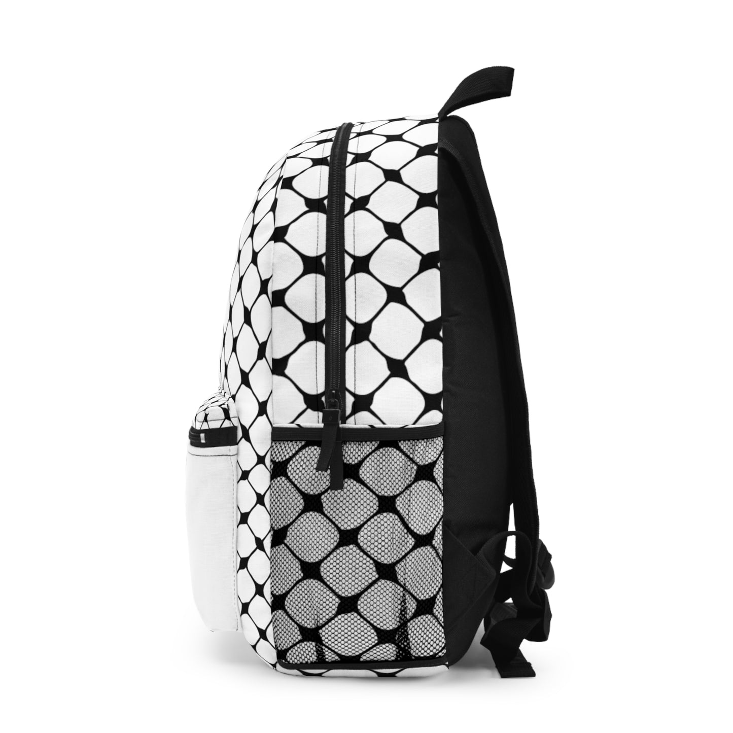 Black and white keffiyeh/ kufiyah Backpack Resistance fist