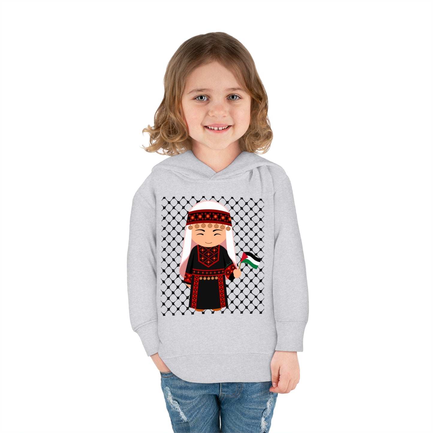 Palestine Toddler Pullover Fleece Hoodie