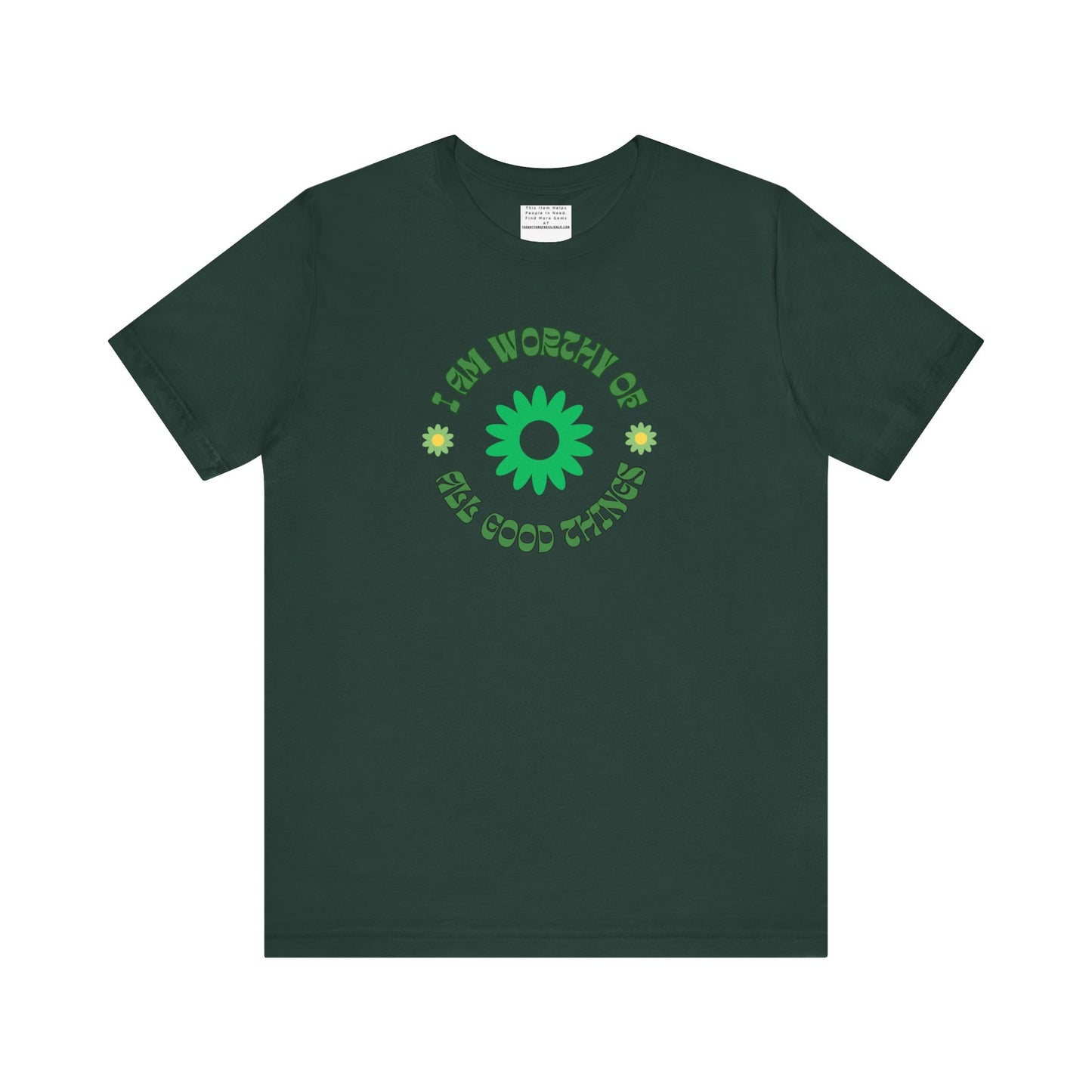 I AM Worthy u nisex Jersey Short Sleeve Tee-mental health awareness month