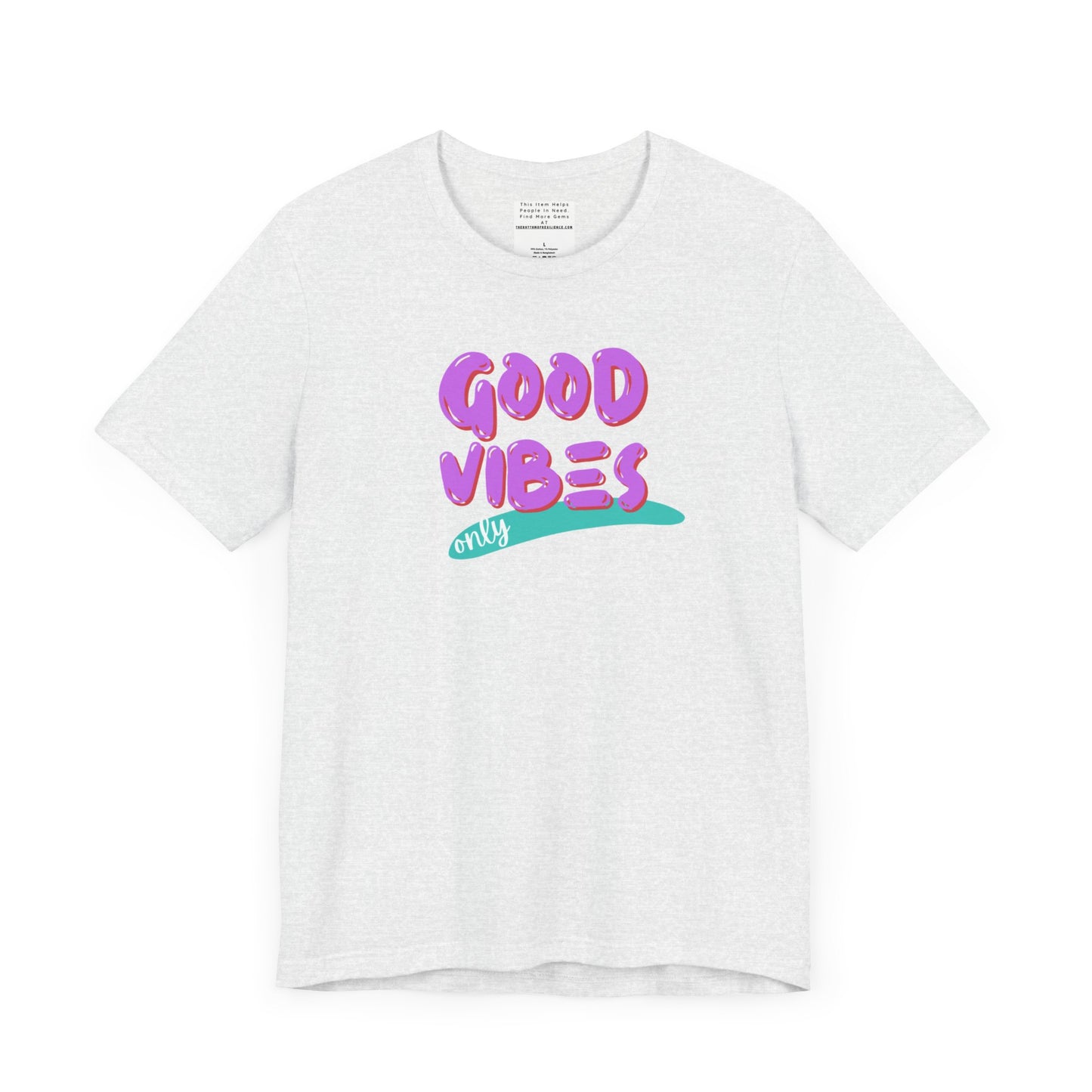 good vibes Unisex Jersey Short Sleeve Tee-mental health awareness month