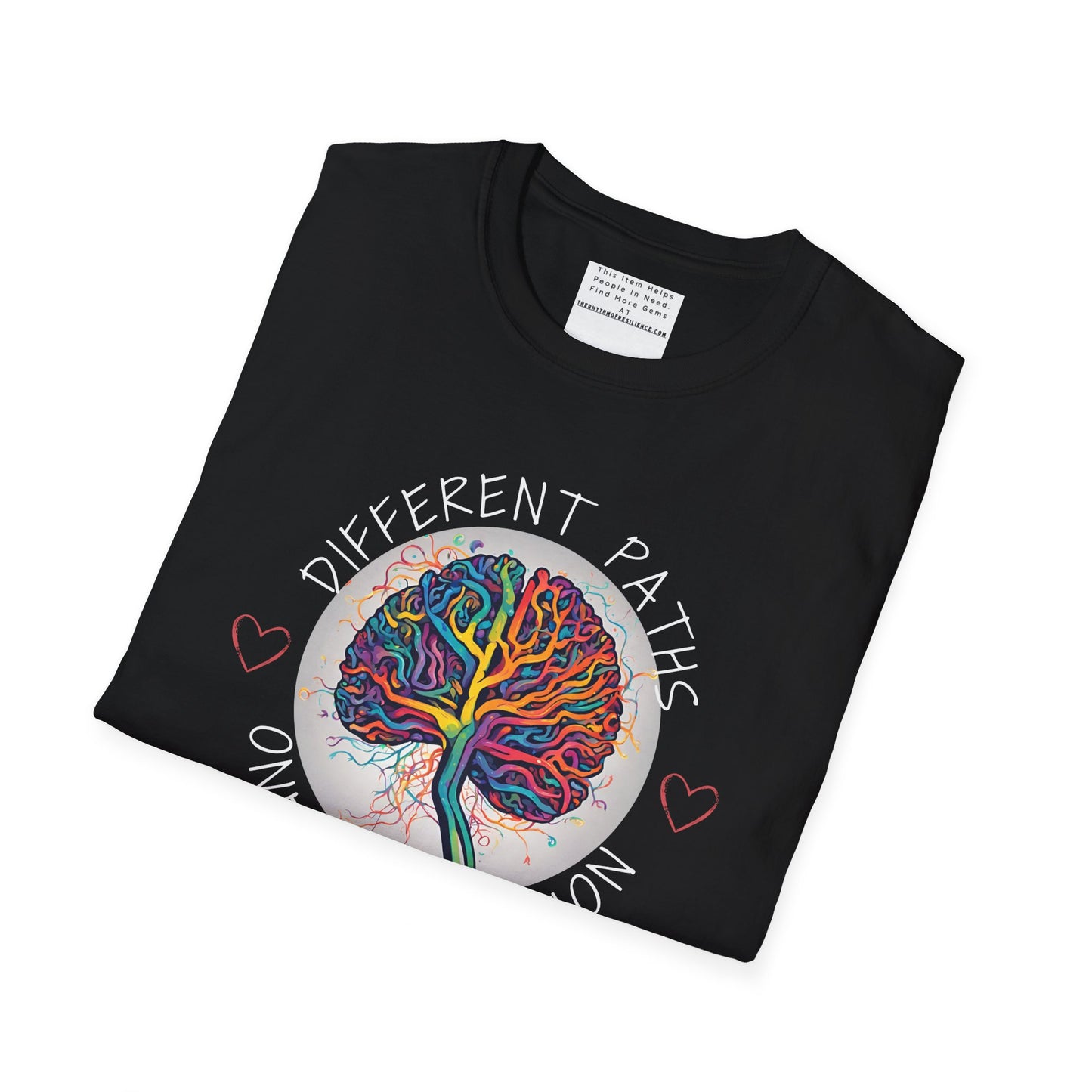 Divergent Routes, Shared Destination Unisex Softstyle T-Shirt