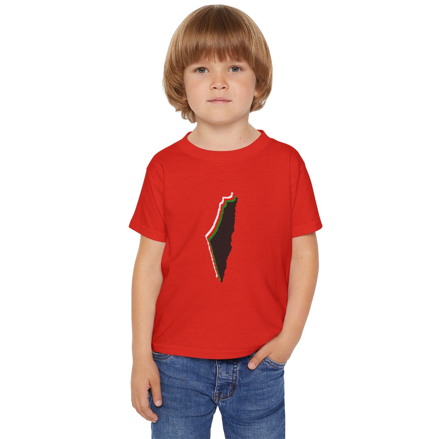 Palestine Map Heavy Cotton™ Toddler T-shirt 2T-6T