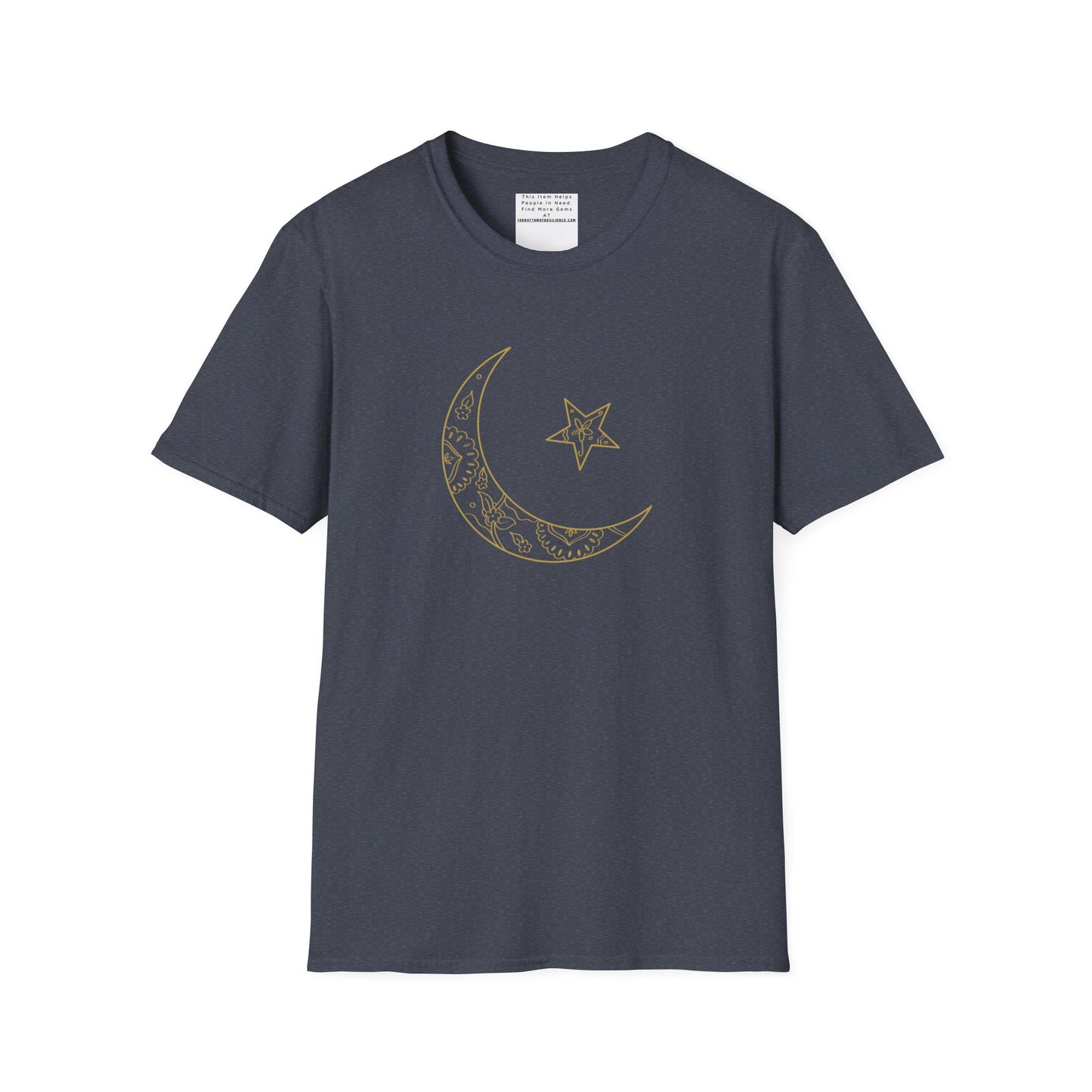 Unisex Heavy Cotton Tee, Islam shirt, shirt, Islam, gift, Eid, holiday, beads, fasting, Arabi, Arabic calligraphy, moon, star, crescent