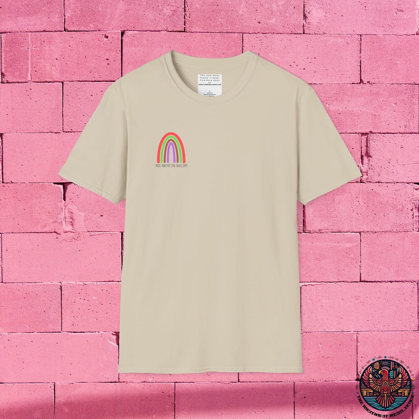 Rise above the BS Unisex Softstyle T-Shirt