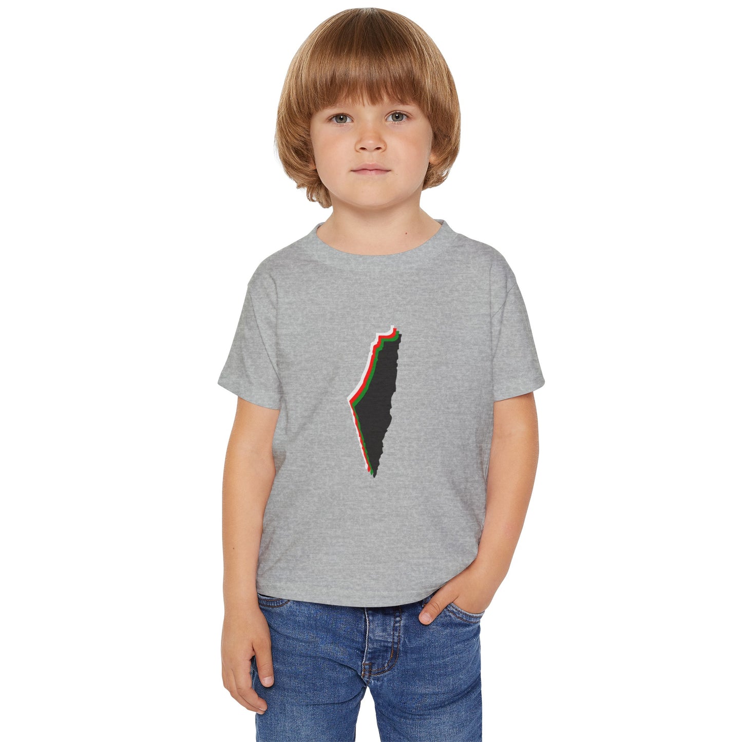 Palestine Map Heavy Cotton™ Toddler T-shirt 2T-6T